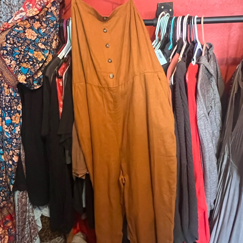 Women's Brown Jumpsuit